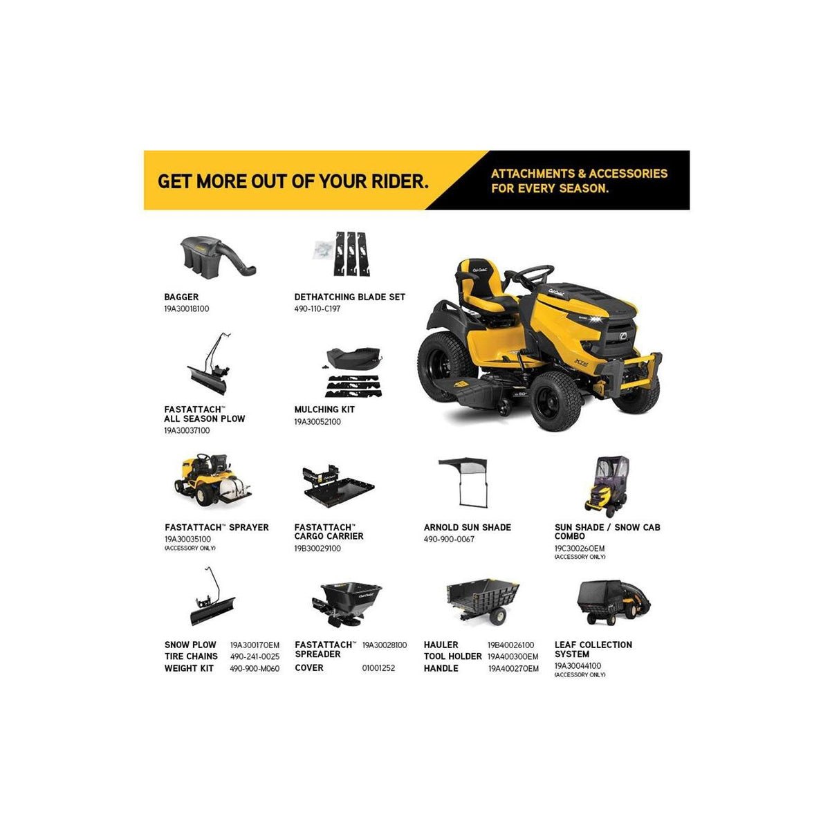 Cub Cadet XT2 Enduro GX50 Riding Tractor Mower