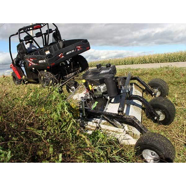 Pull behind mower for side by side sale